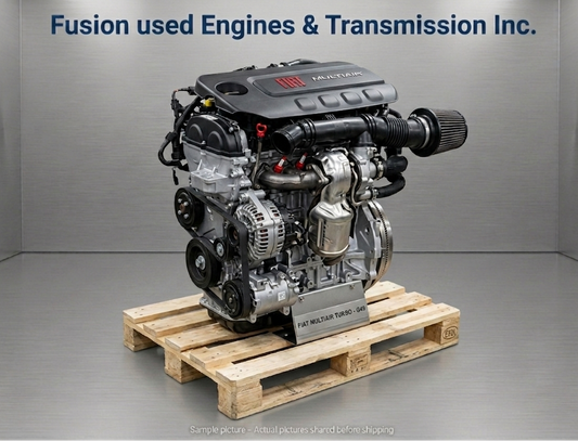 Used Engine- 2012 Fiat 500 Engine (1.4L), VIN R (8th digit), engine ID EAK (Representative image. Actual product may vary.)