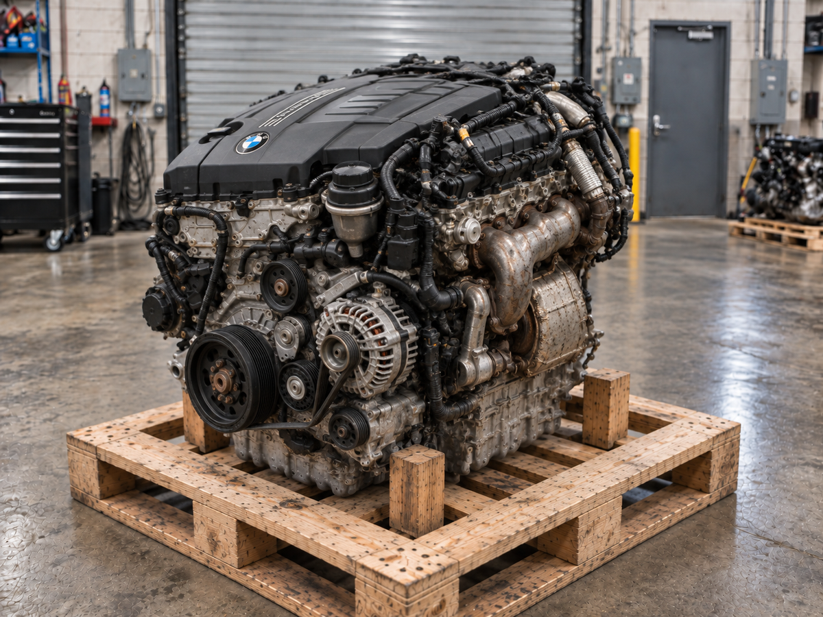 2010 BMW 550i Engine (4.8L), MT
