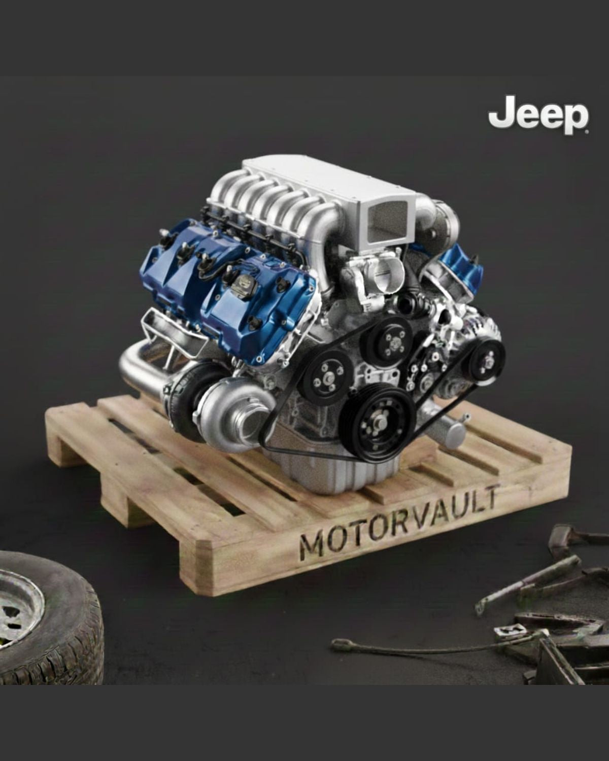 1995 Jeep Cherokee (except Grand Cherokee) Engine 6-242 (4.0L, VIN S, 8th digit), AT