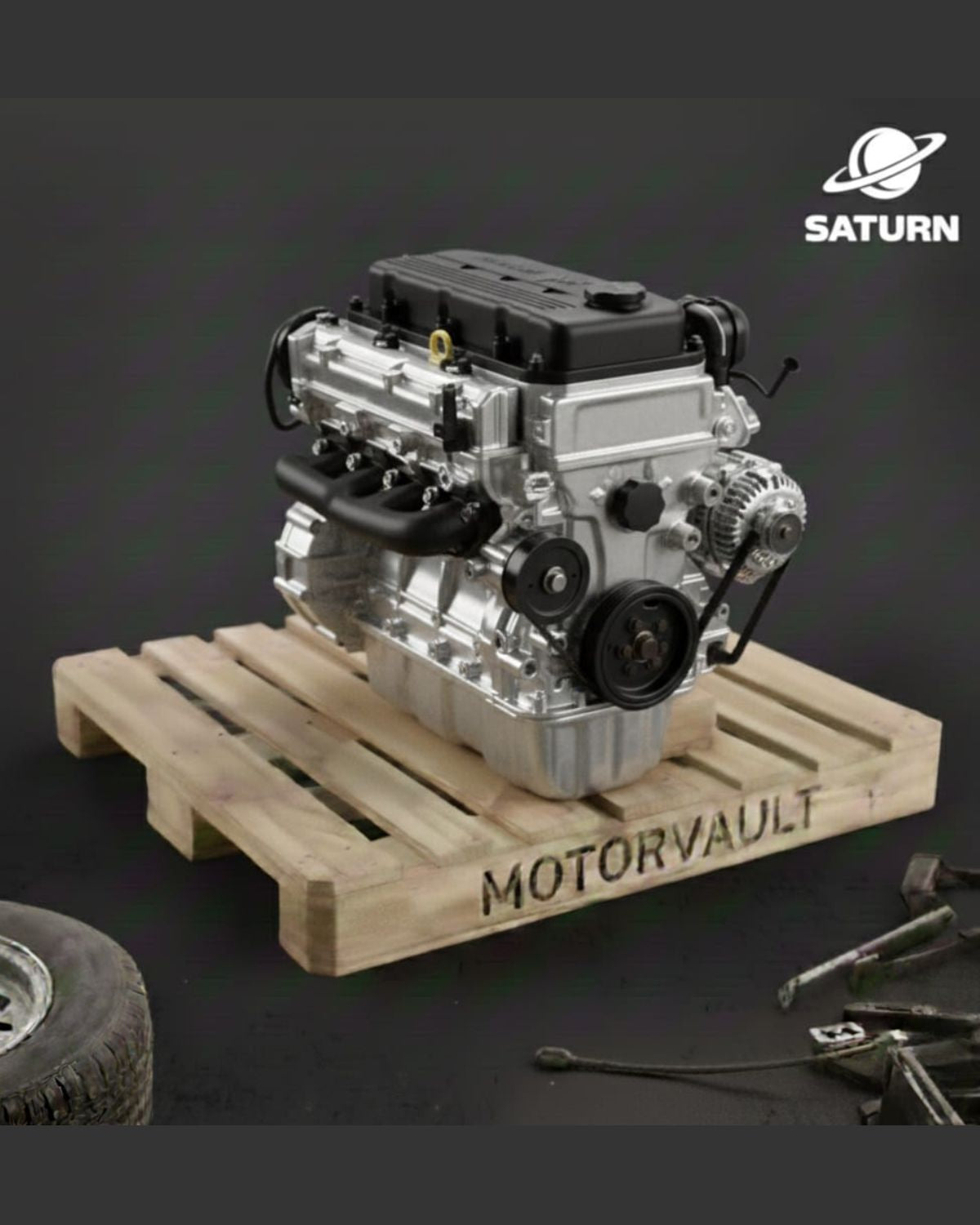 1995 Saturn S Series Engine (4-116, 1.9L), SOHC (VIN 8, 8th digit)