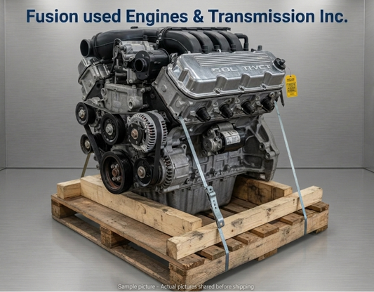 Used Engine- 1995 Ford Aerostar Engine 3.0L (VIN U, 8th digit), distributor (Representative image. Actual product may vary.)