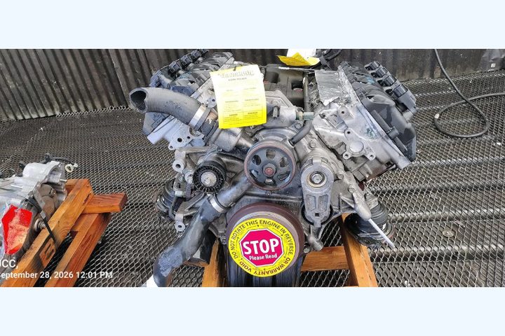 2012 Dodge Durango on the shipping pallet